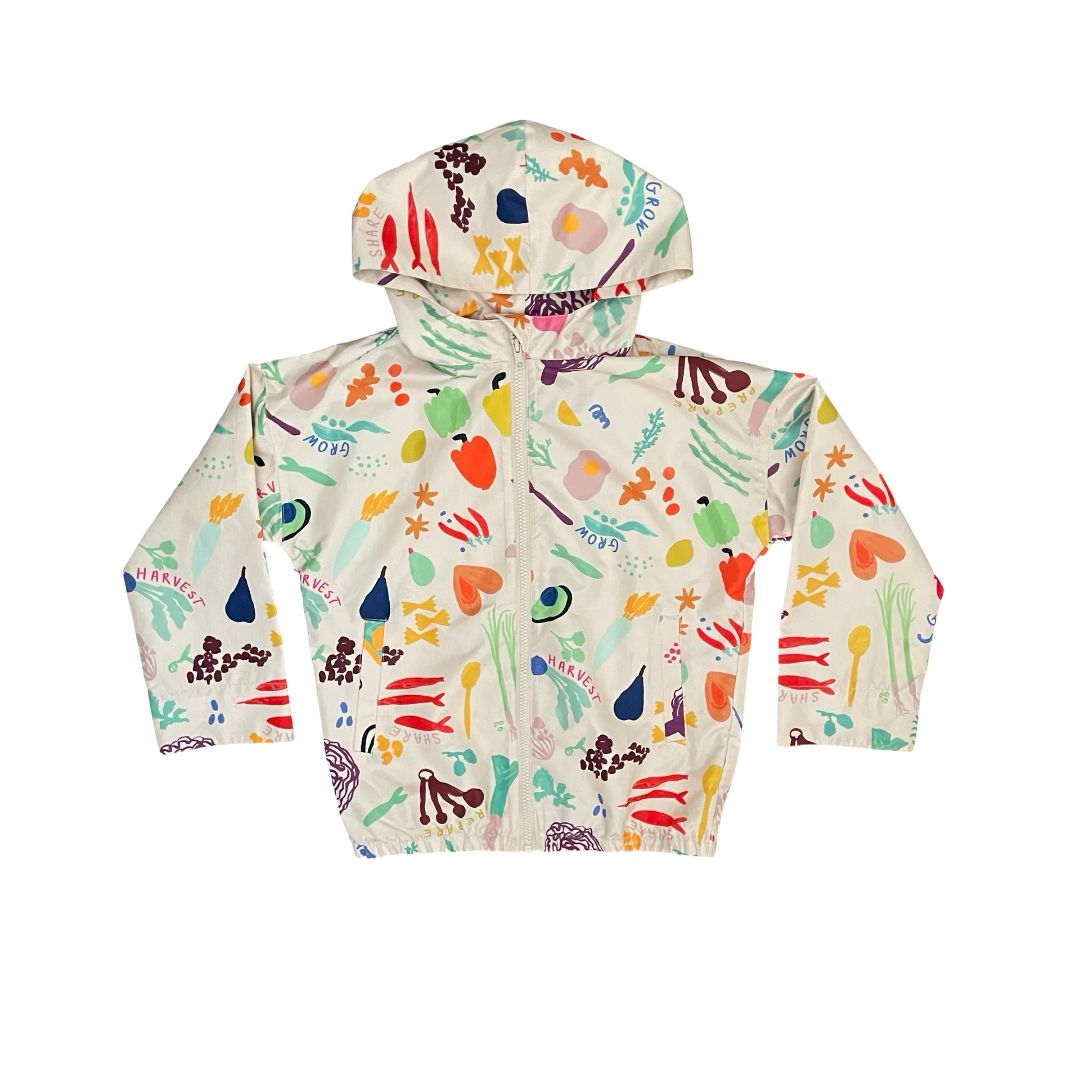 Multi Gorman Playground Rain Jacket, XL