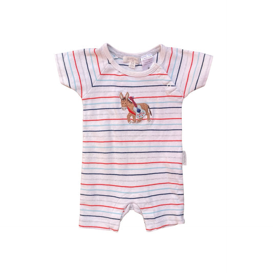 Stripe Purebaby Bodysuit, 0-3M