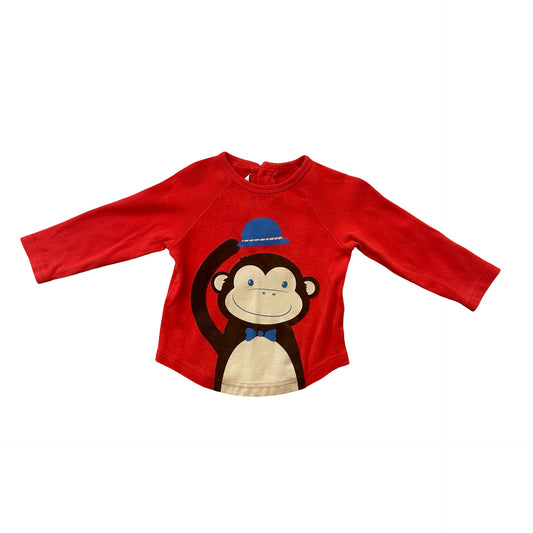 Red Bebe by Minihaha Long Sleeve Top, 1Y