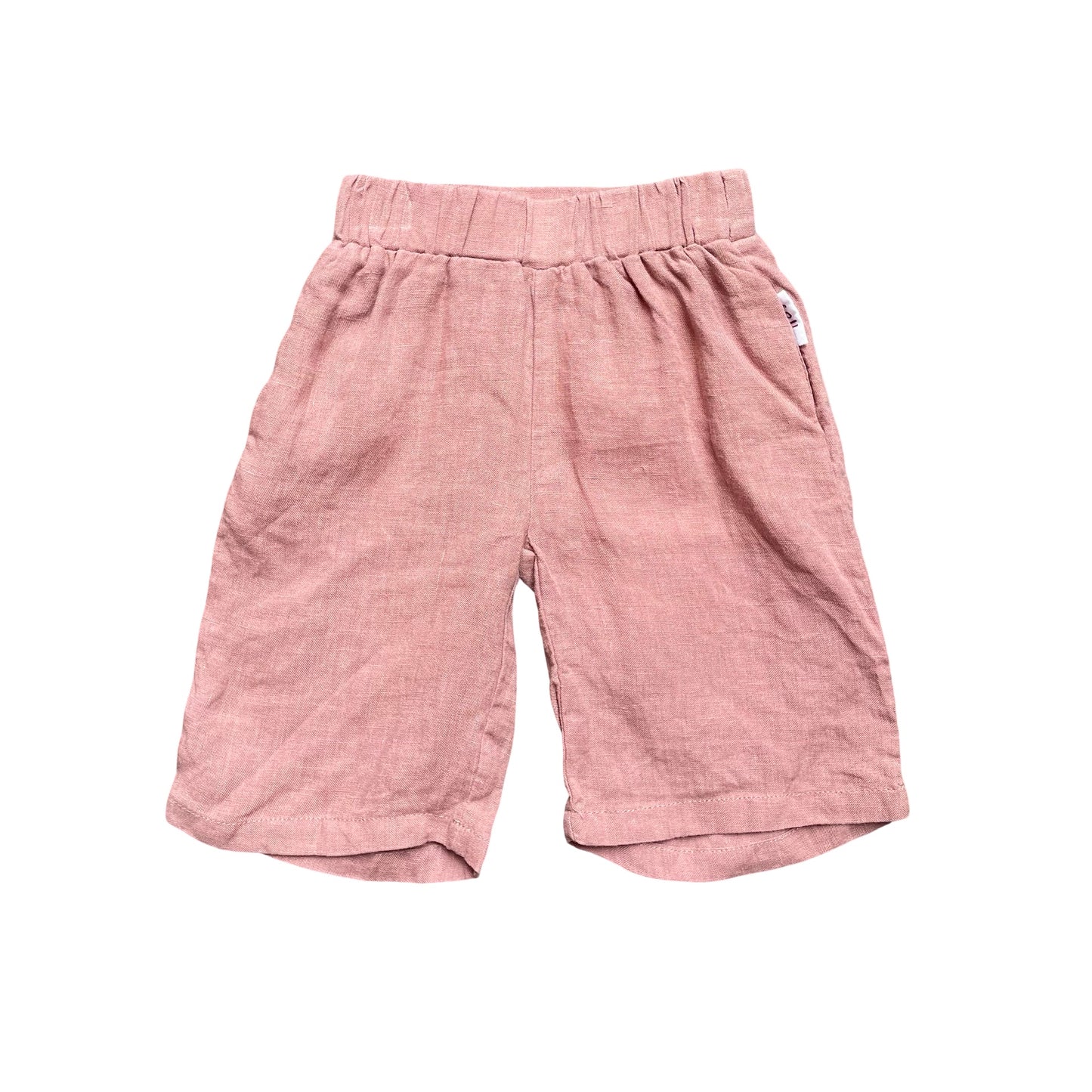 Dusty Pink Soll the label Linen Pants, 3-6M
