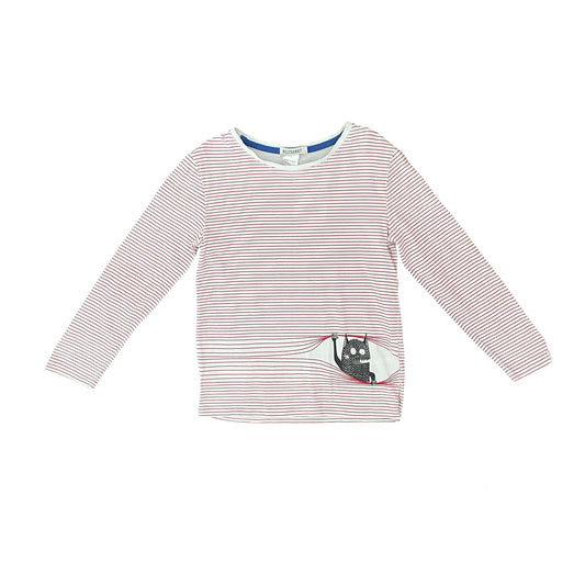 Stripe Billy bandit Long Sleeve Top, 6Y