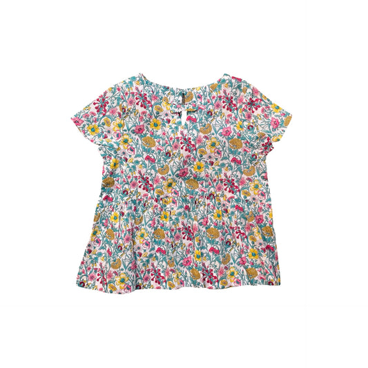 Floral Jacadi Blouse, 5Y