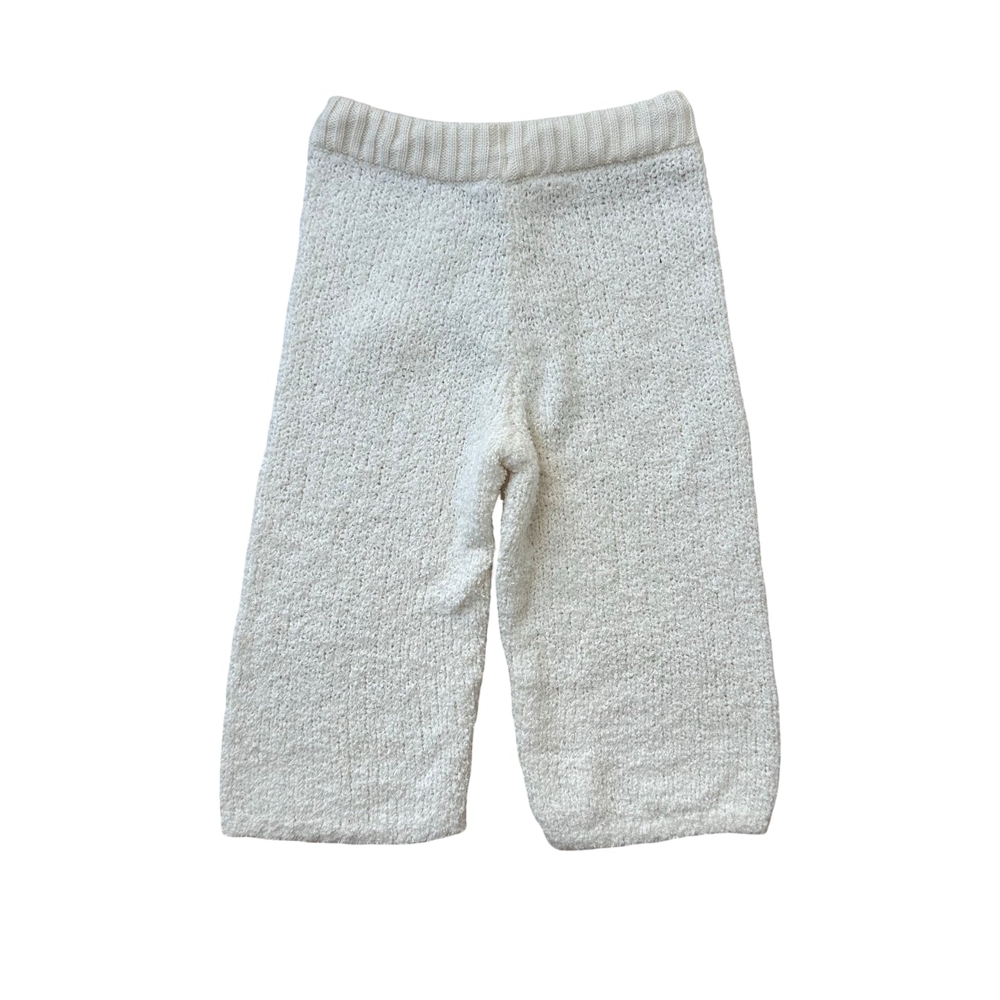 White GROWN Teddy Pants, 12-18M