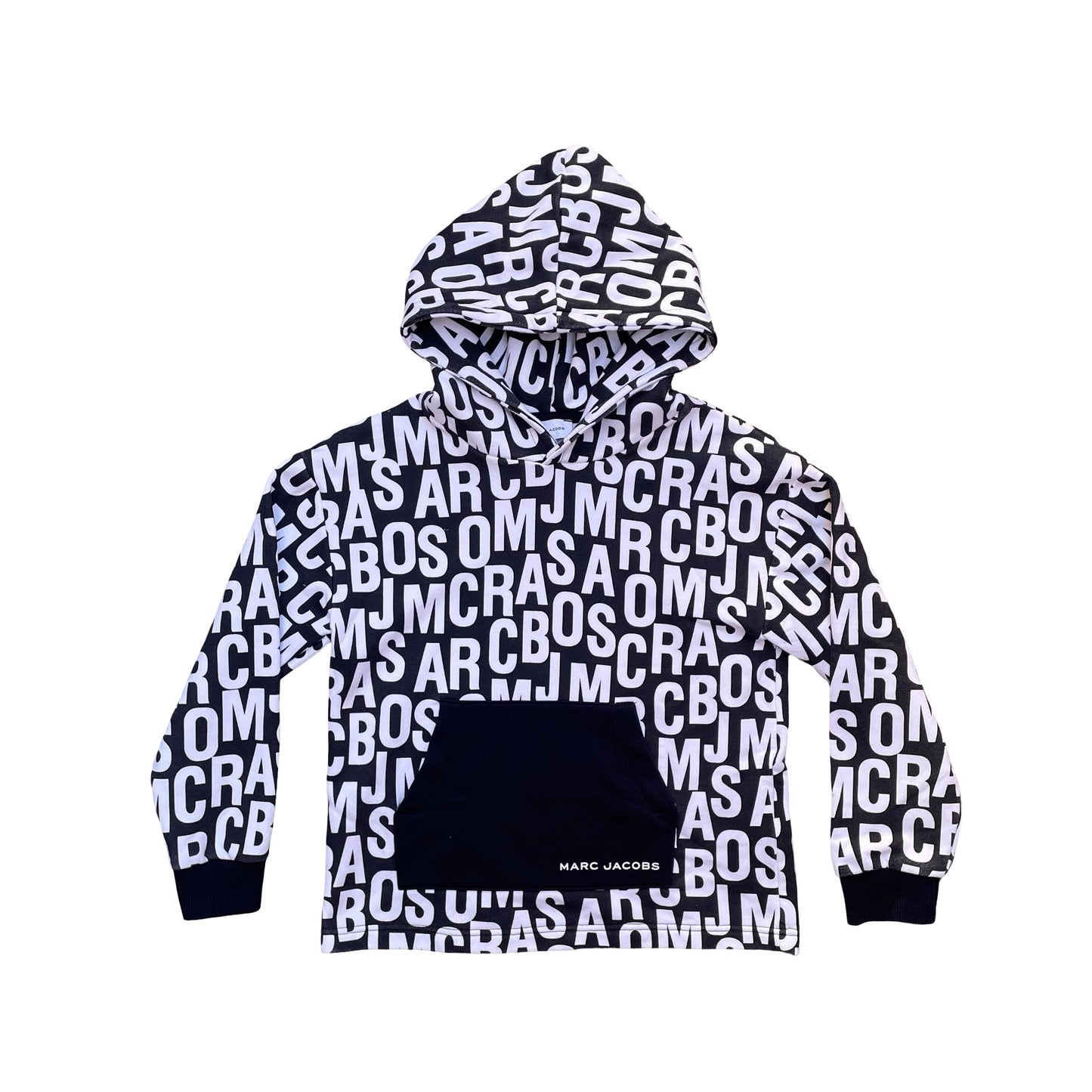 Black/White Marc Jacobs Hoodie, 8Y