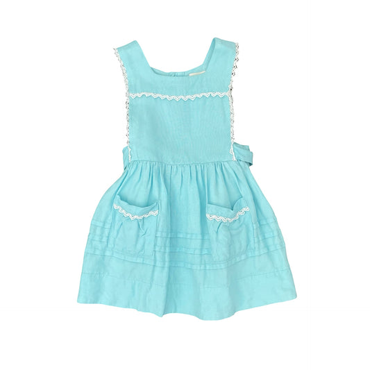 Blue Lacey Lane Dress, 4Y