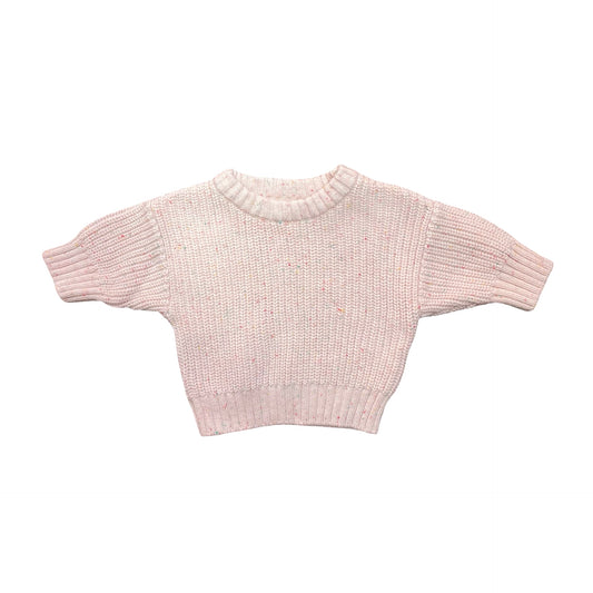 Cream speck Bloss the label Knit jumper, NB