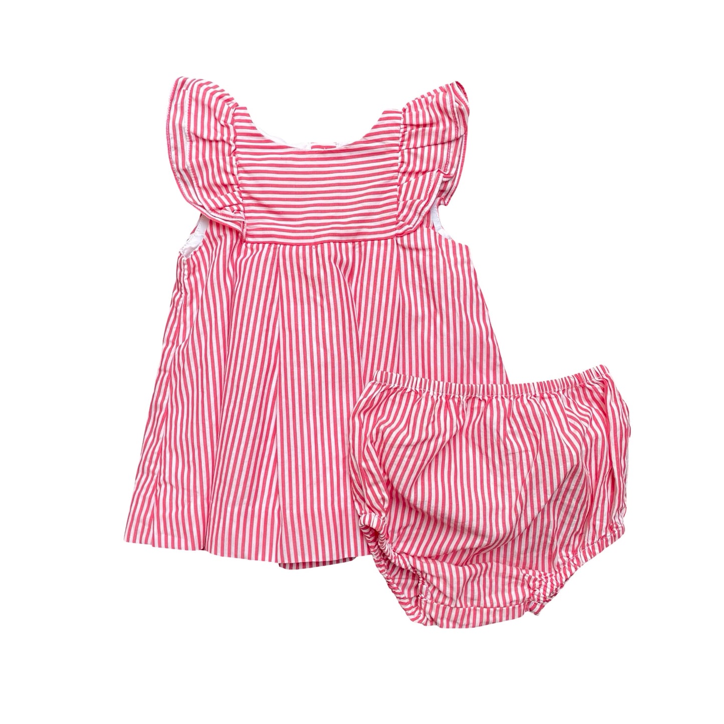 Red stripe Jacadi Dress, 3M