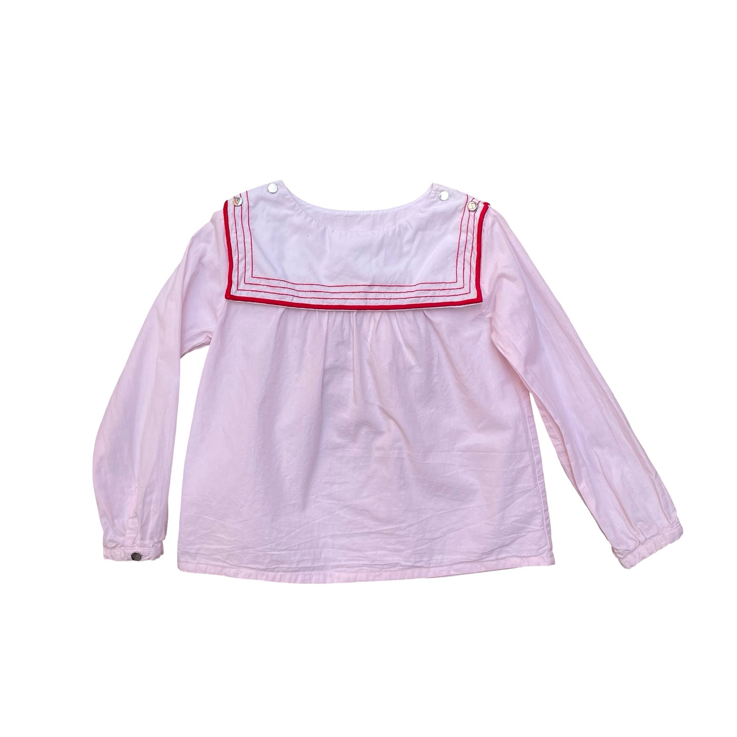 Pink Jacadi Blouse, 5Y