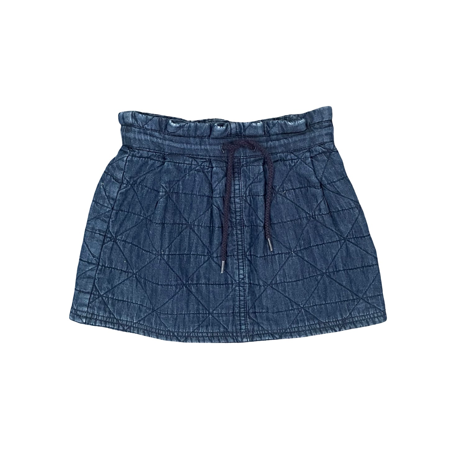Navy quilted Country Road Skirt, 2Y